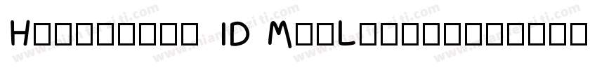 Hellofont ID MeiLingli字体转换
